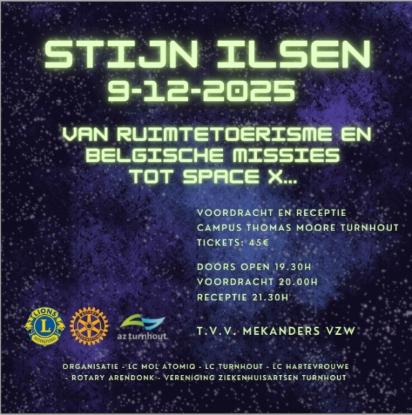 Lezing - Van ruimtetoerisme, Belgische missies tot Space X ...